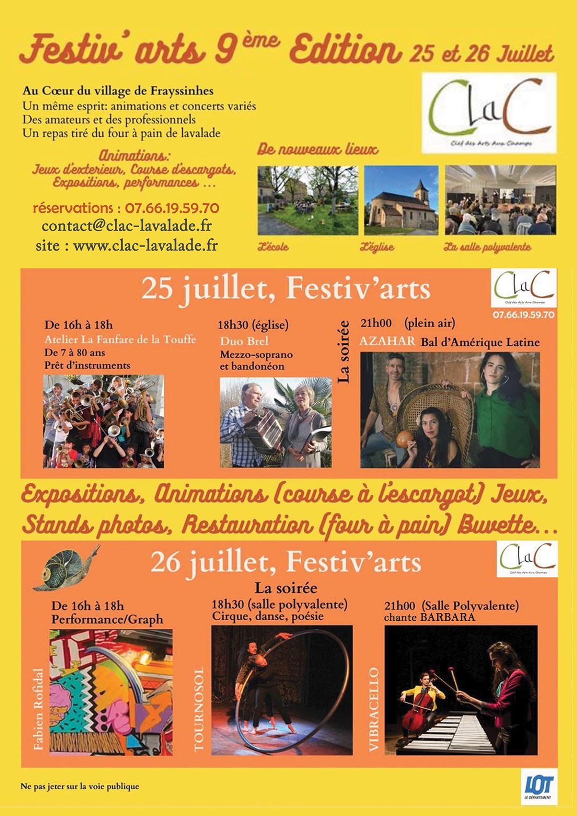 Concert festival Frayssinhes